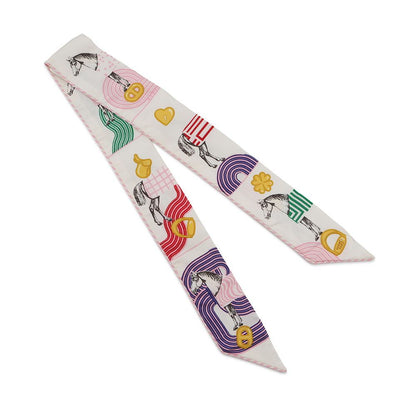 Hermes Scarf Twill Garde Robe Pop Silk — view 3