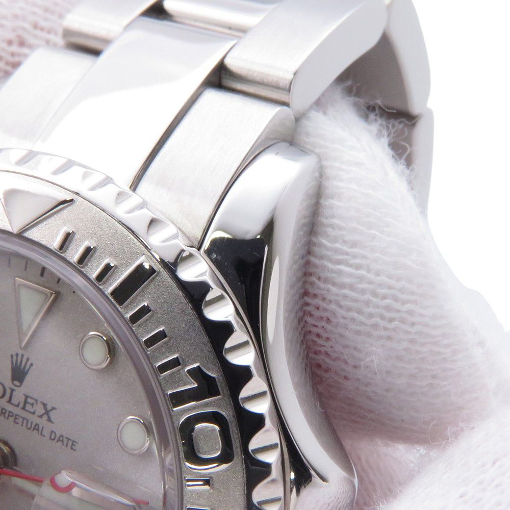 Rolex Yachtmaster Star SS Number Watch Silver Dial — view 6