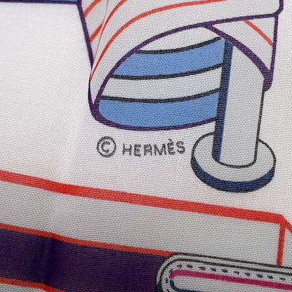 Hermes Handkerchief Sangre en Finesse Cotton — view 3