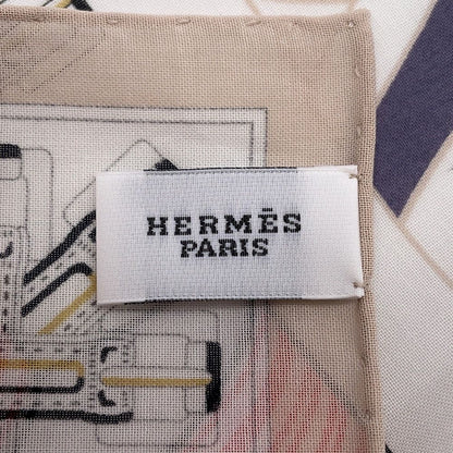 Hermes Handkerchief Sangre en Finesse Cotton — view 3
