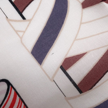 Hermes Handkerchief Sangre en Finesse Cotton — view 2