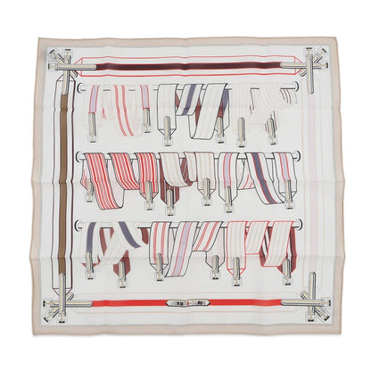 Hermes Handkerchief Sangre en Finesse Cotton