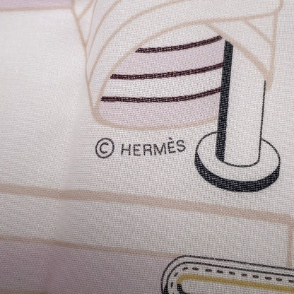 Hermes Handkerchief Sangre en Finesse Cotton — view 4