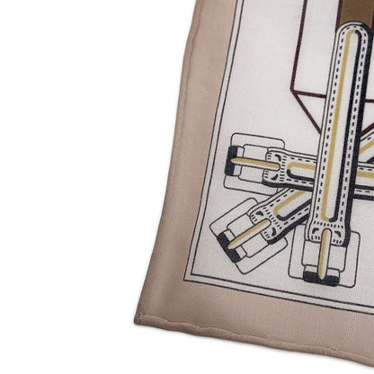 Hermes Handkerchief Sangre en Finesse Cotton — view 2