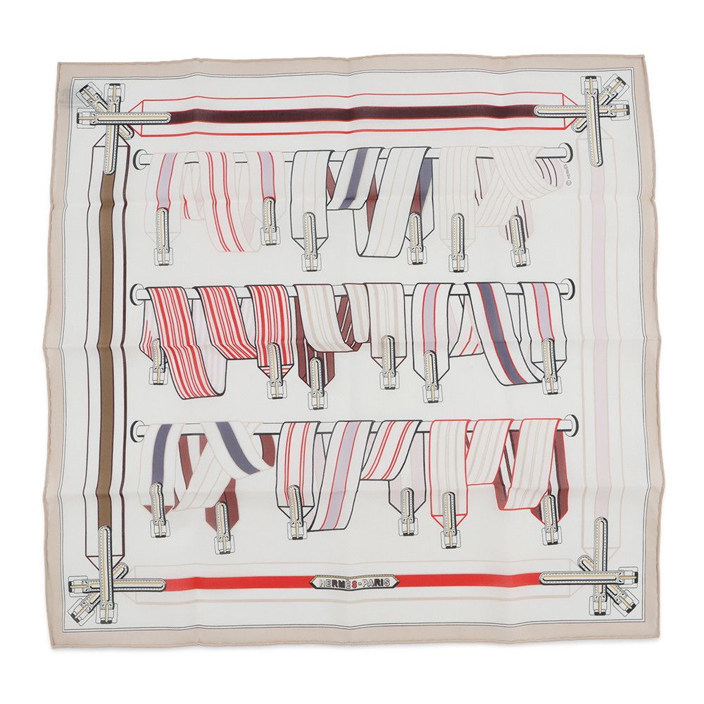 Hermes Handkerchief Sangre en Finesse Cotton