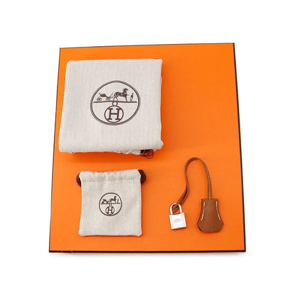 Hermes Birkin 25 Gold Silver Togo Handbag — view 9