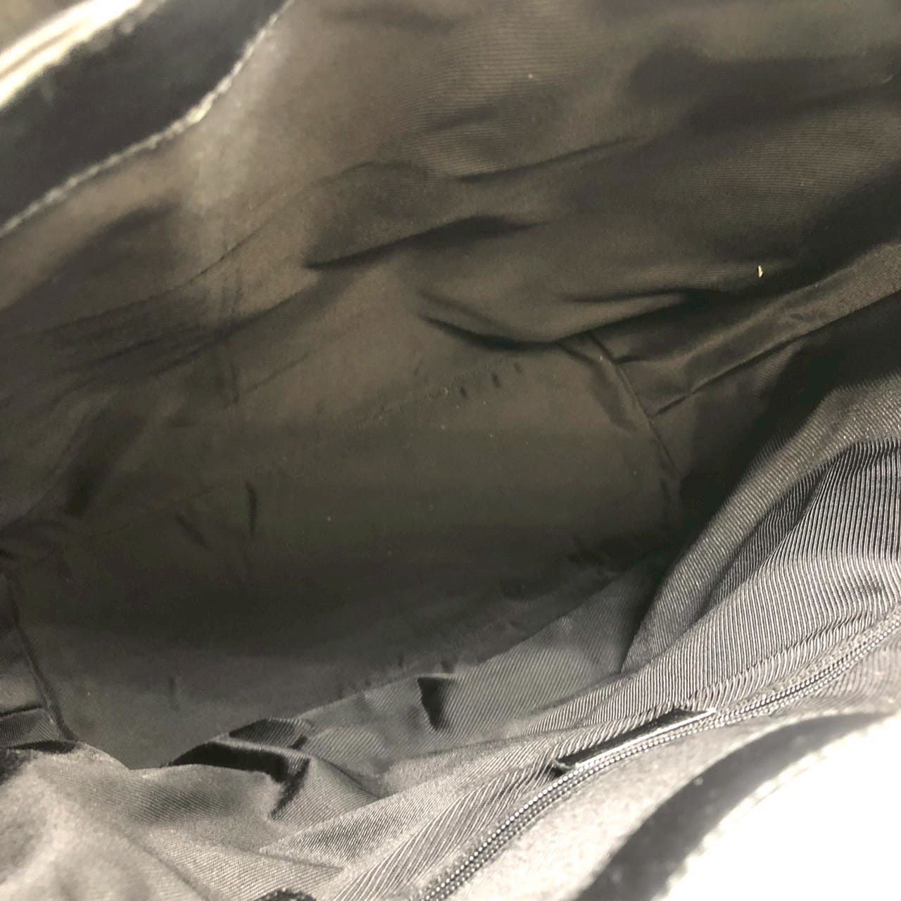 Gucci GG Canvas Tote Leather Black — view 9