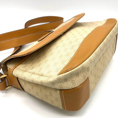 Gucci 001 14 Micro GG Shoulder Bag Leather Brown Vintage — view 5