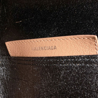 Balenciaga Navy Cabas S Handbag Calf — view 6