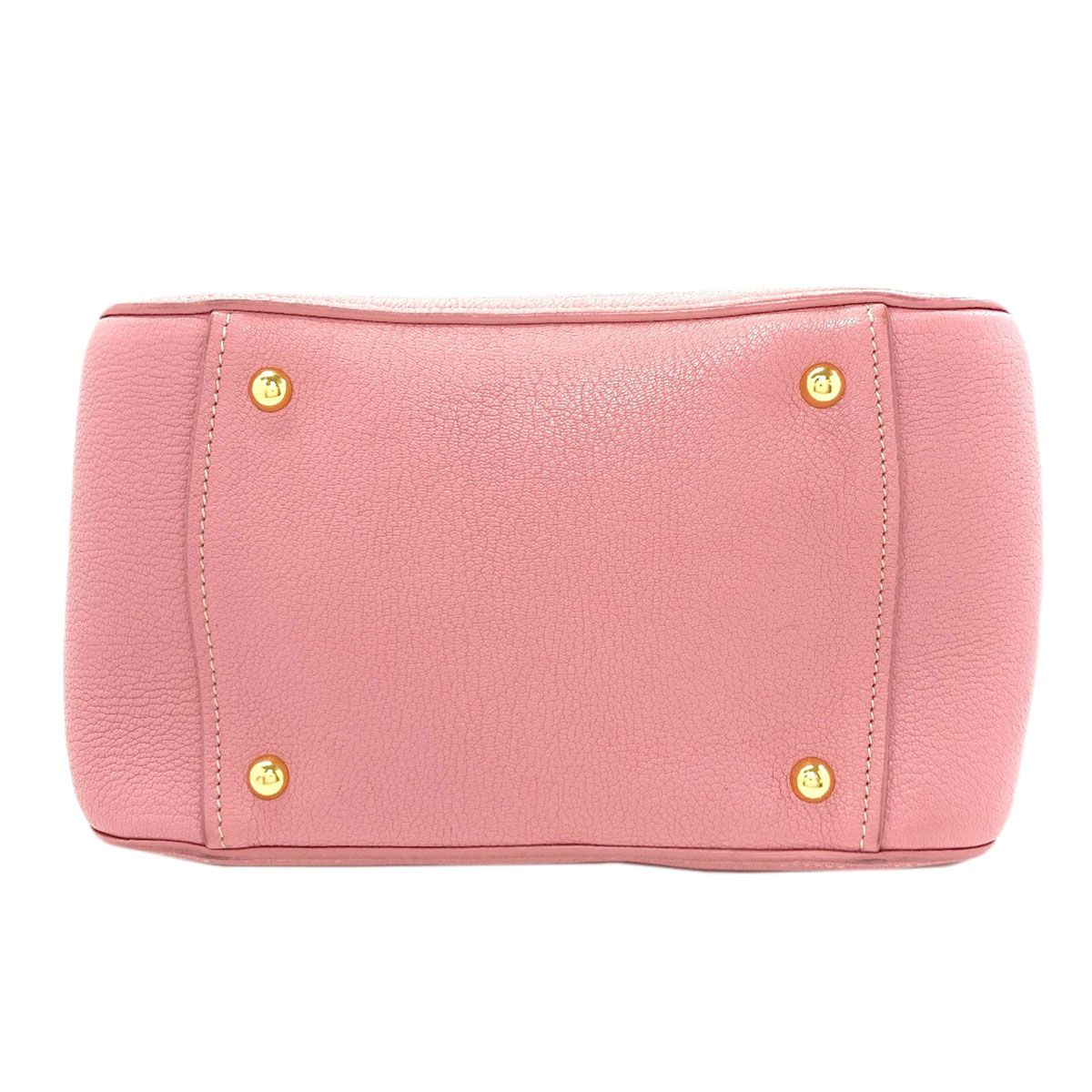 Miu Miu Madras 2-Way Handbag Leather — view 4
