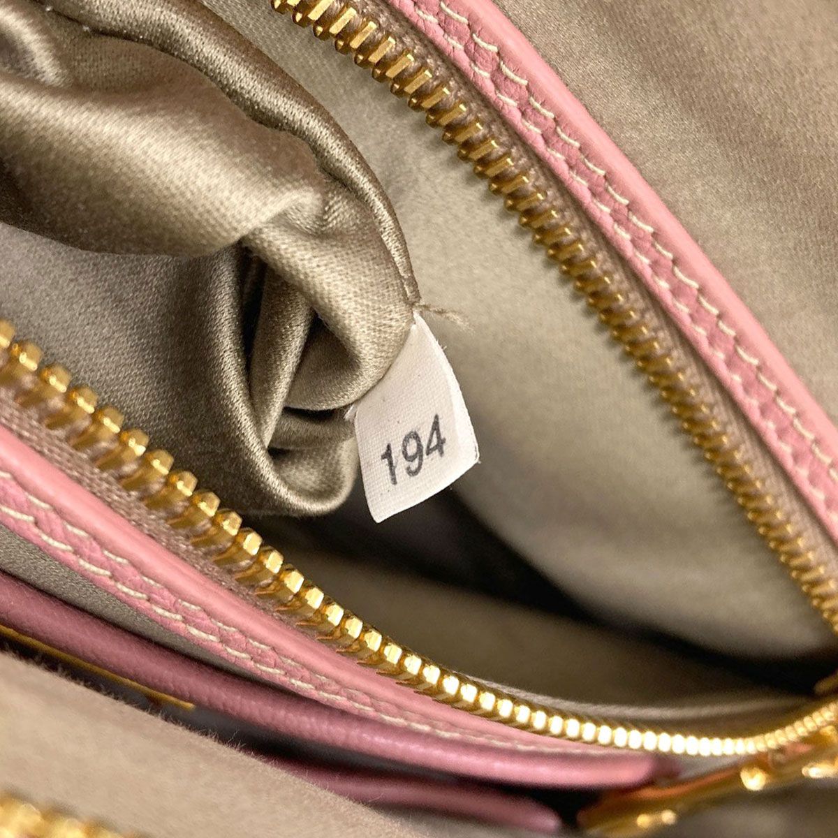 Miu Miu Madras 2-Way Handbag Leather — view 7
