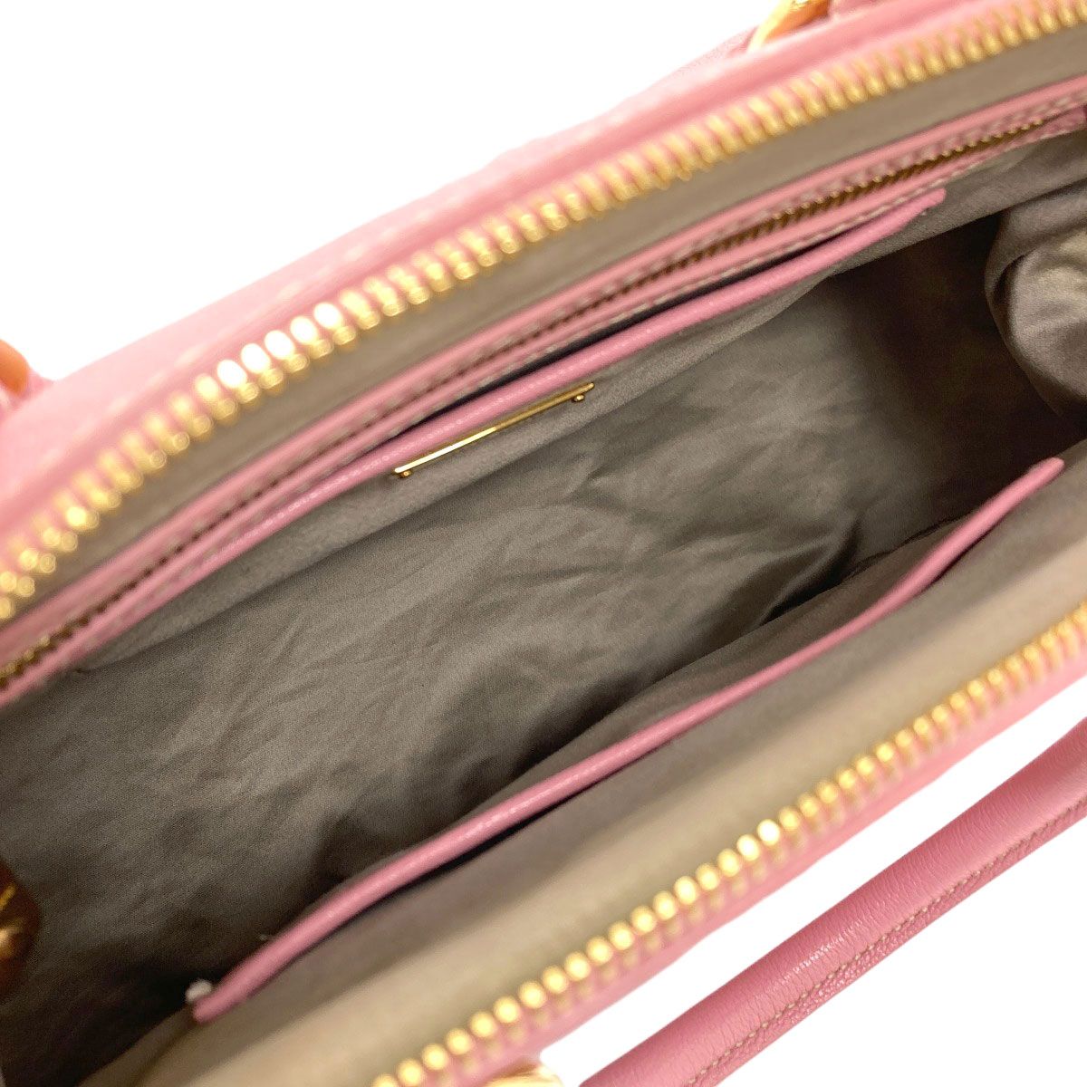 Miu Miu Madras 2-Way Handbag Leather — view 5