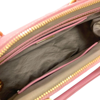 Miu Miu Madras 2-Way Handbag Leather — view 5