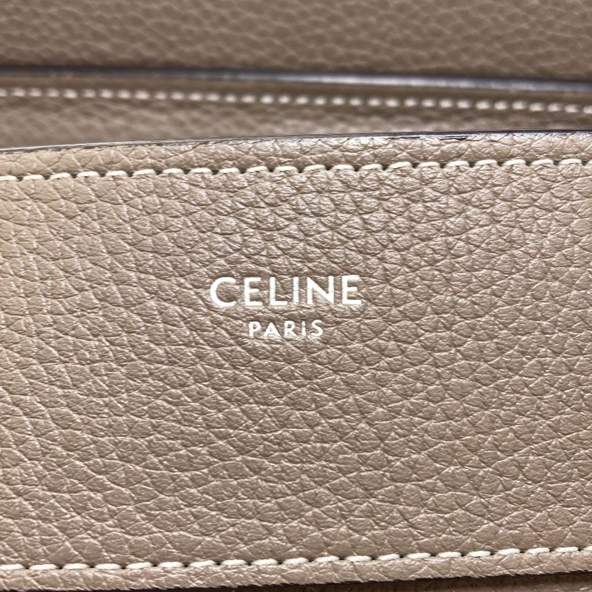 Celine Luggage Micro Handbag Leather — view 6