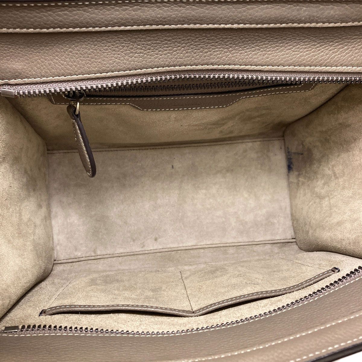 Celine Luggage Micro Handbag Leather — view 5