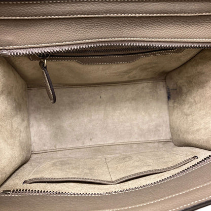 Celine Luggage Micro Handbag Leather — view 5