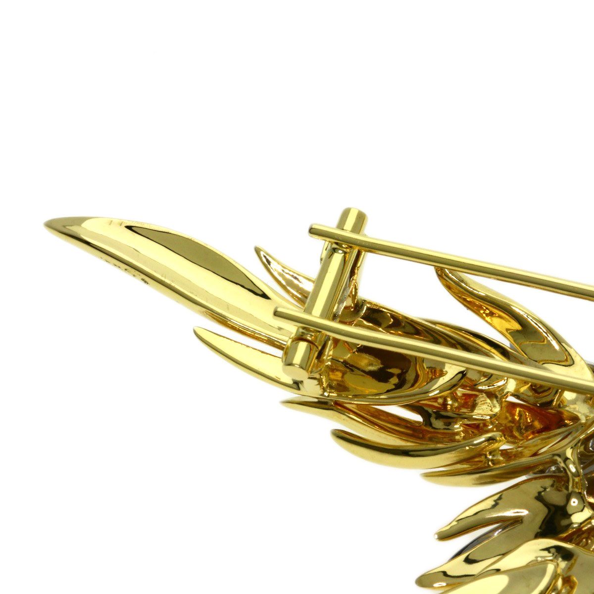 Tiffany & Co Jean Schlumberger Diamond Brooch 18k Yellow Gold — view 5