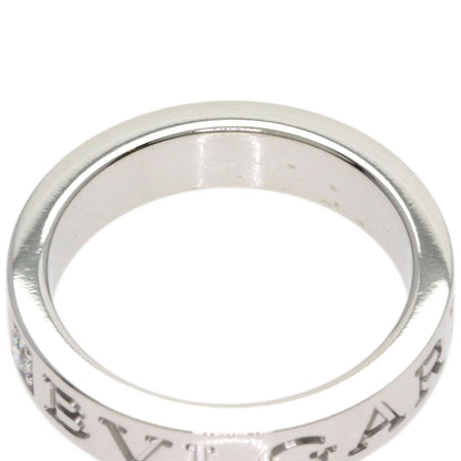 Bvlgari Double Logo Diamond Ring 18k White Gold — view 7