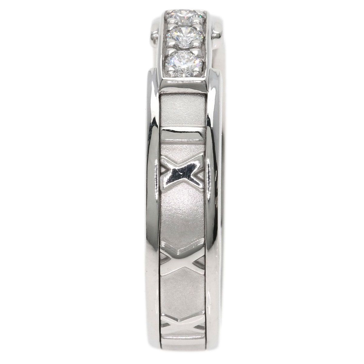 Tiffany & Co Atlas Diamond Ring 18k White Gold — view 3