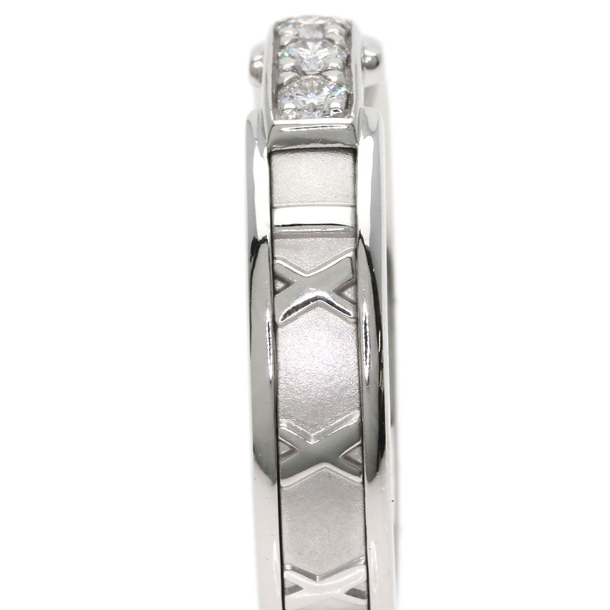 Tiffany & Co Atlas Diamond Ring 18k White Gold — view 7