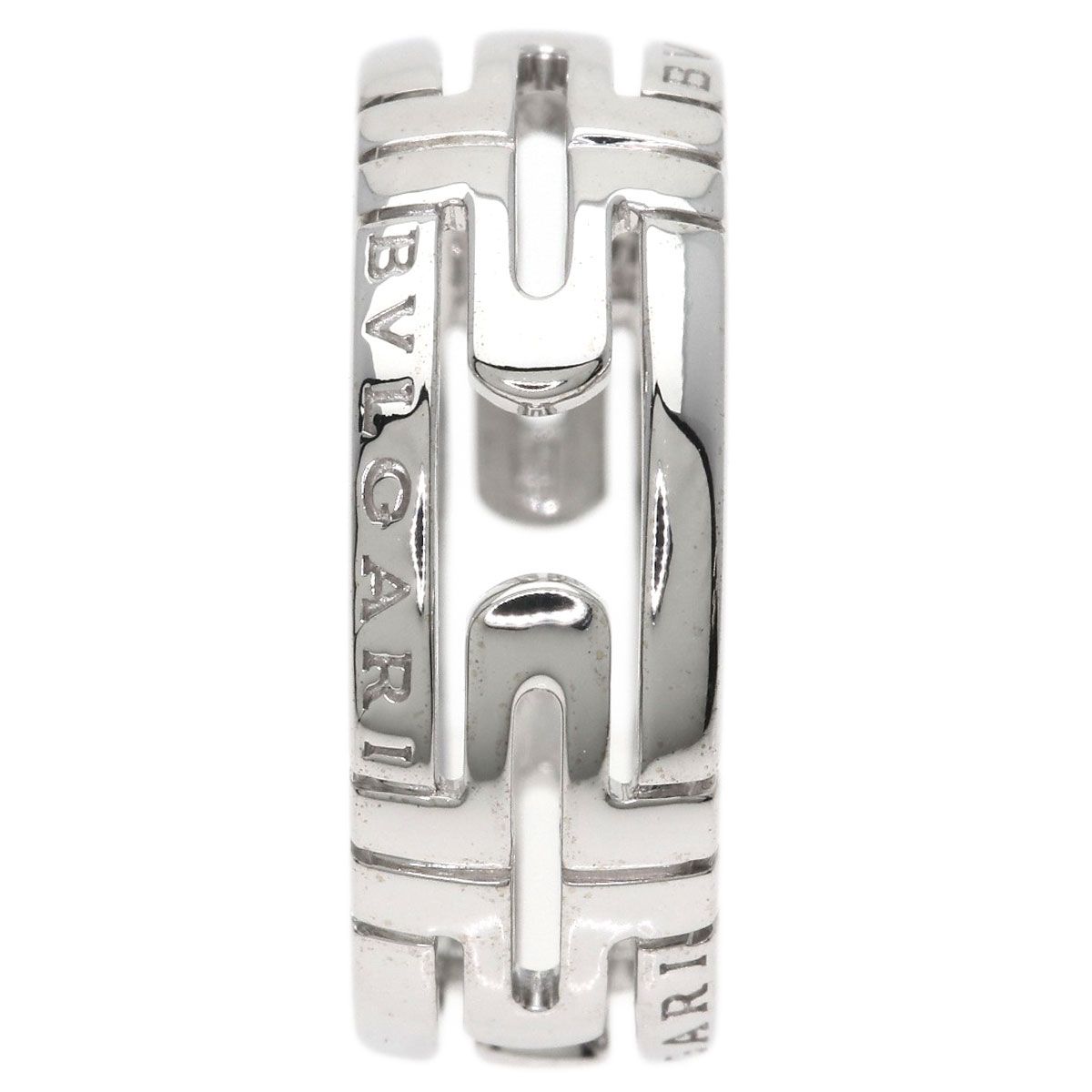 Bvlgari Open Parentesi 54 Ring 18k White Gold — view 3