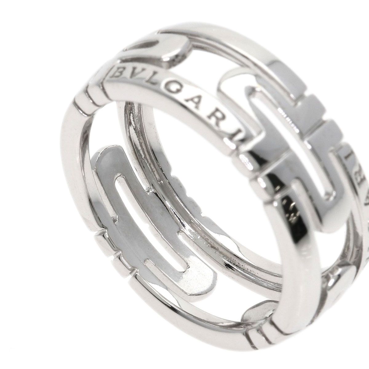 Bvlgari Open Parentesi 54 Ring 18k White Gold — view 8