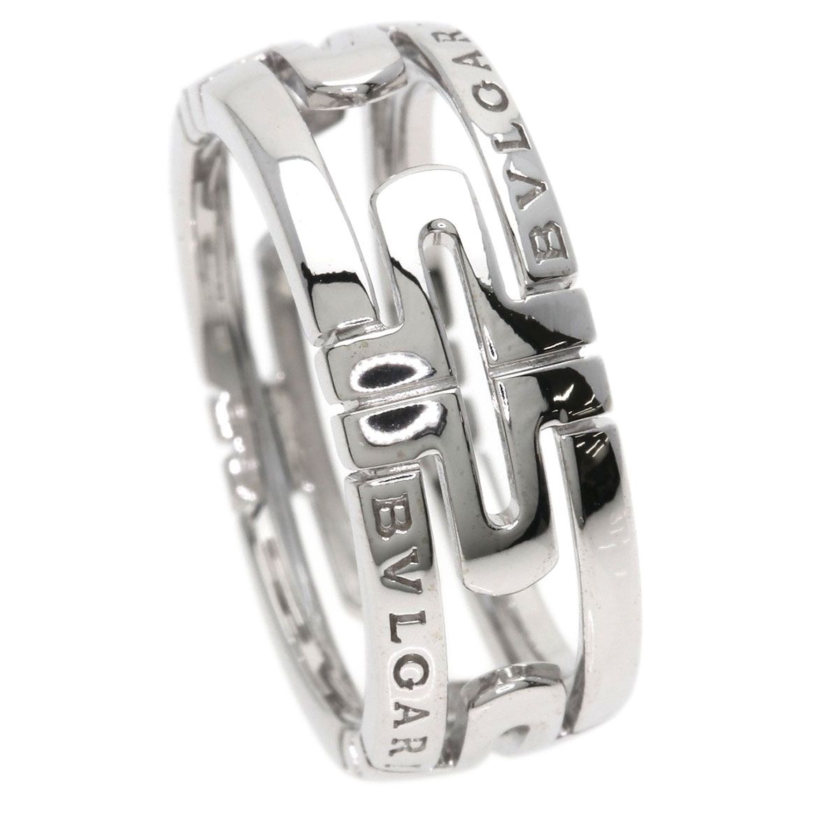 Bvlgari Open Parentesi 54 Ring 18k White Gold — view 6