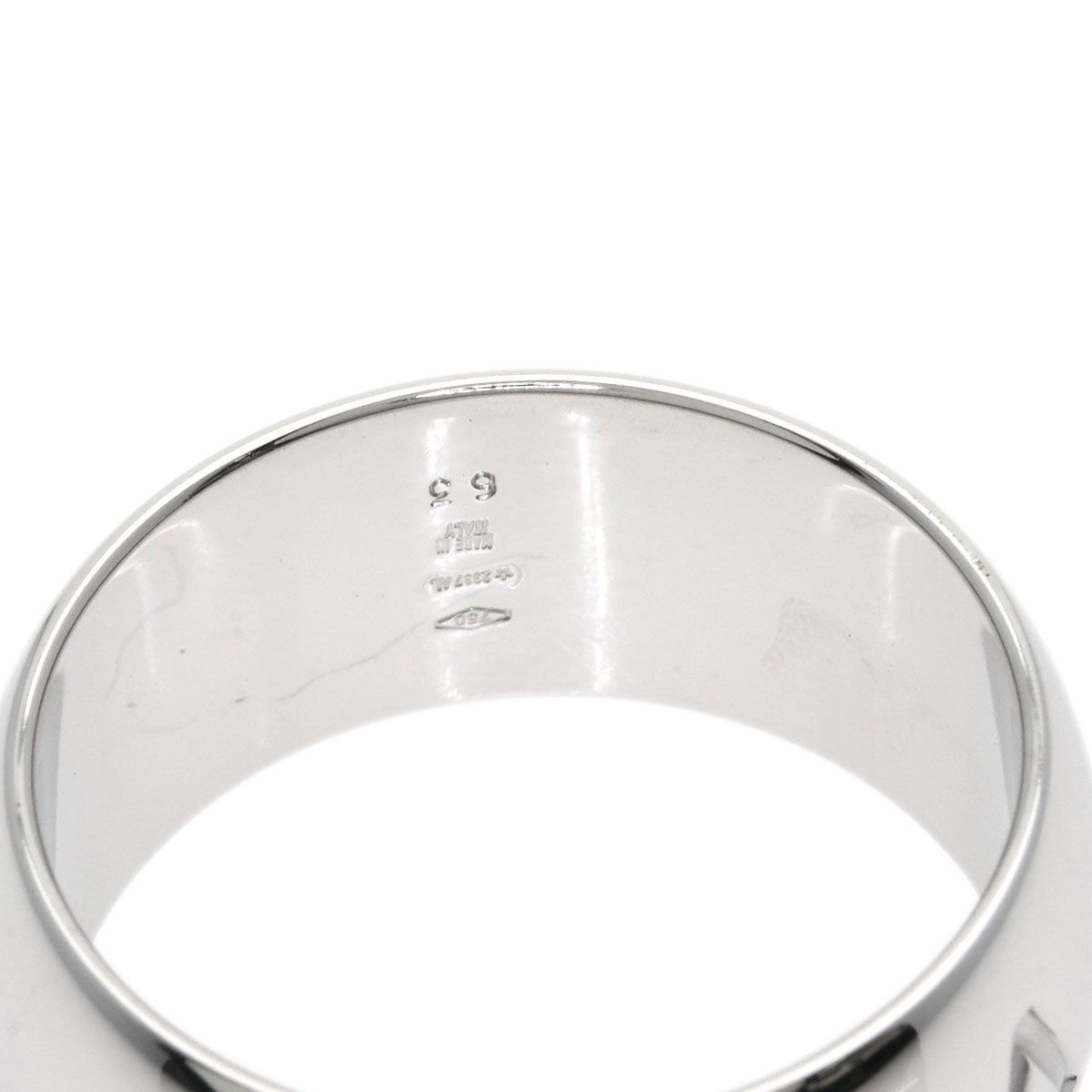Bvlgari Mono Logo 63 Ring 18k White Gold — view 7