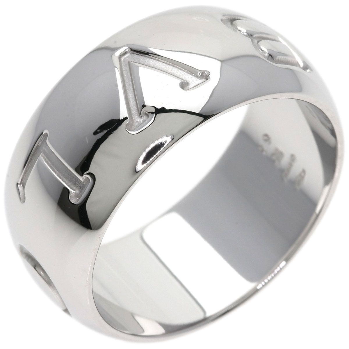Bvlgari Mono Logo 63 Ring 18k White Gold — view 2