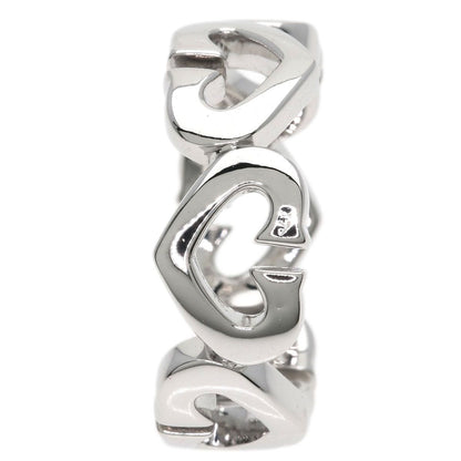 Cartier C Heart Diamond 50 Ring 18k White Gold — view 9