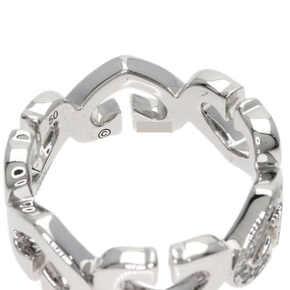 Cartier C Heart Diamond 50 Ring 18k White Gold — view 5