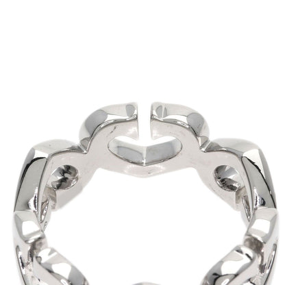 Cartier C Heart Diamond 50 Ring 18k White Gold — view 7