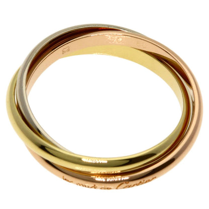 Cartier Trinity XS 50 Ring 18k Yellow Gold 18k White Pink — view 3