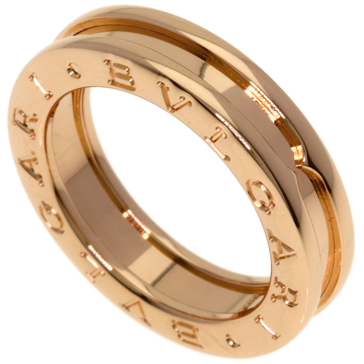 Bvlgari B-zero One Band 49 Ring 18k Pink Gold