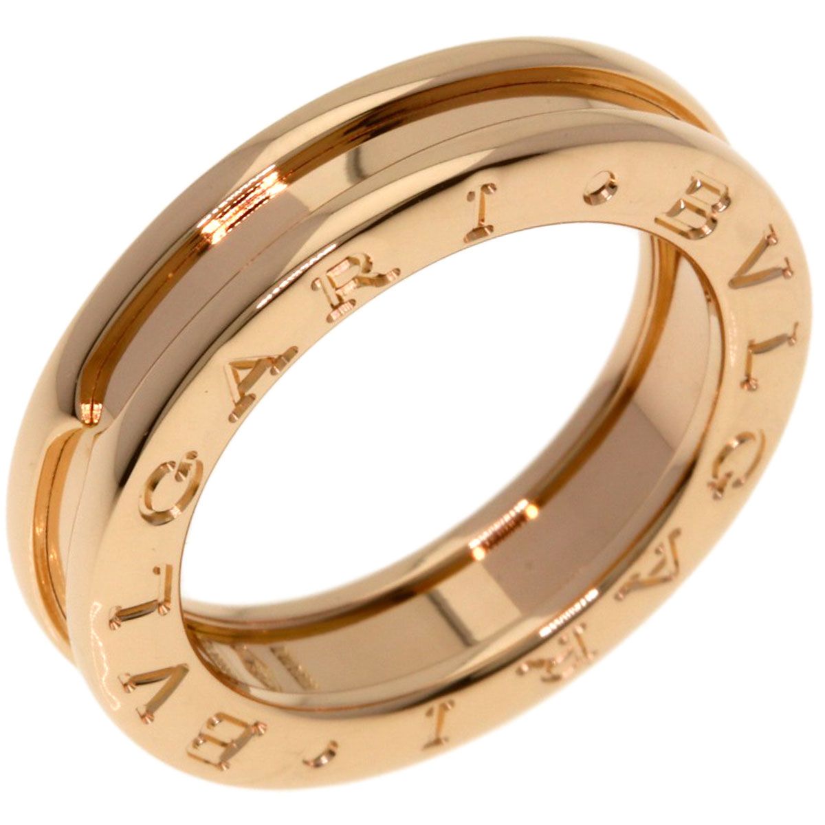 Bvlgari B-zero One Band 49 Ring 18k Pink Gold — view 2