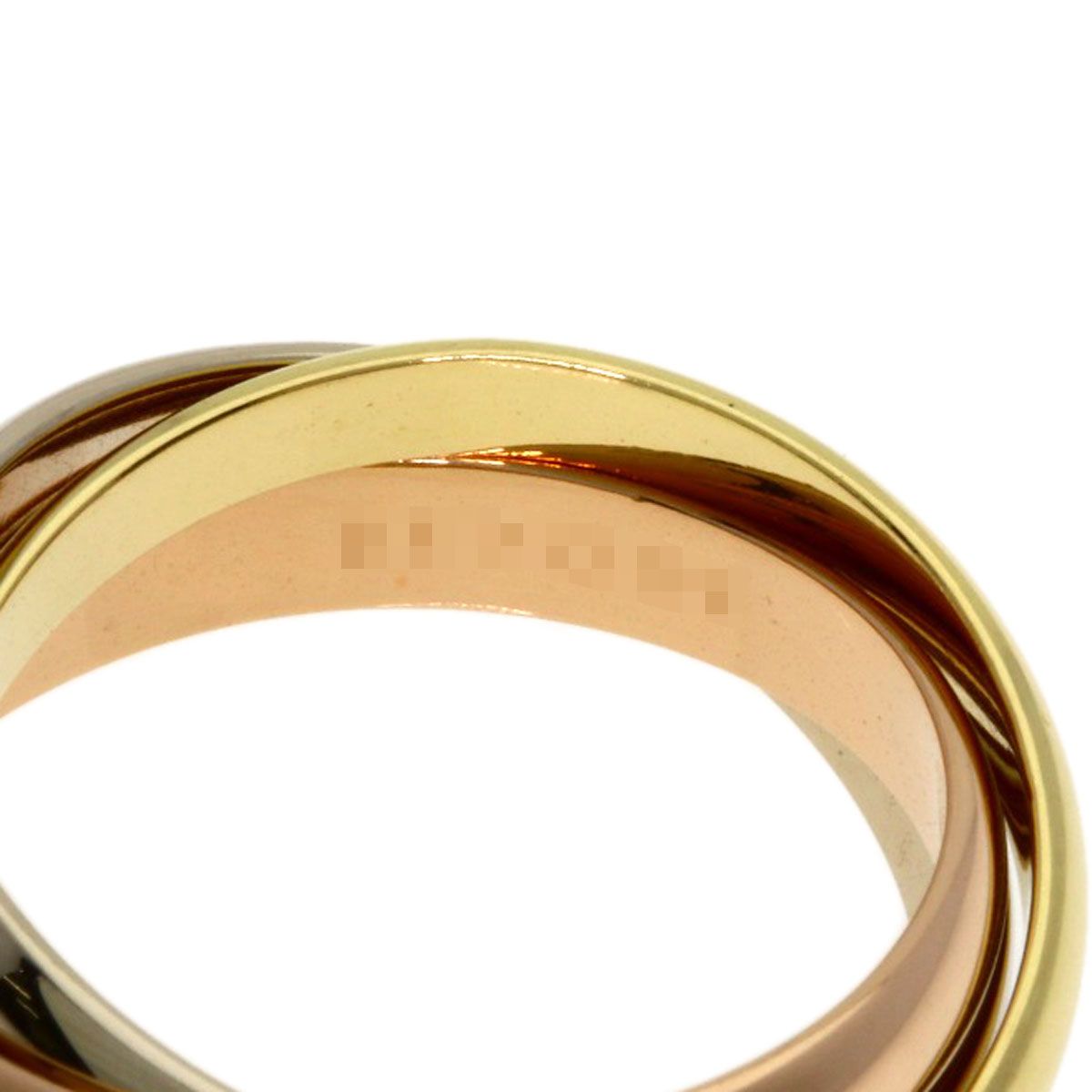 Cartier Trinity 55 Ring 18k Yellow Gold 18k White Pink — view 4