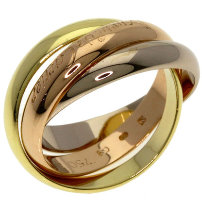 Cartier Trinity 51 Ring 18k Yellow Gold 18k White Pink — view 2