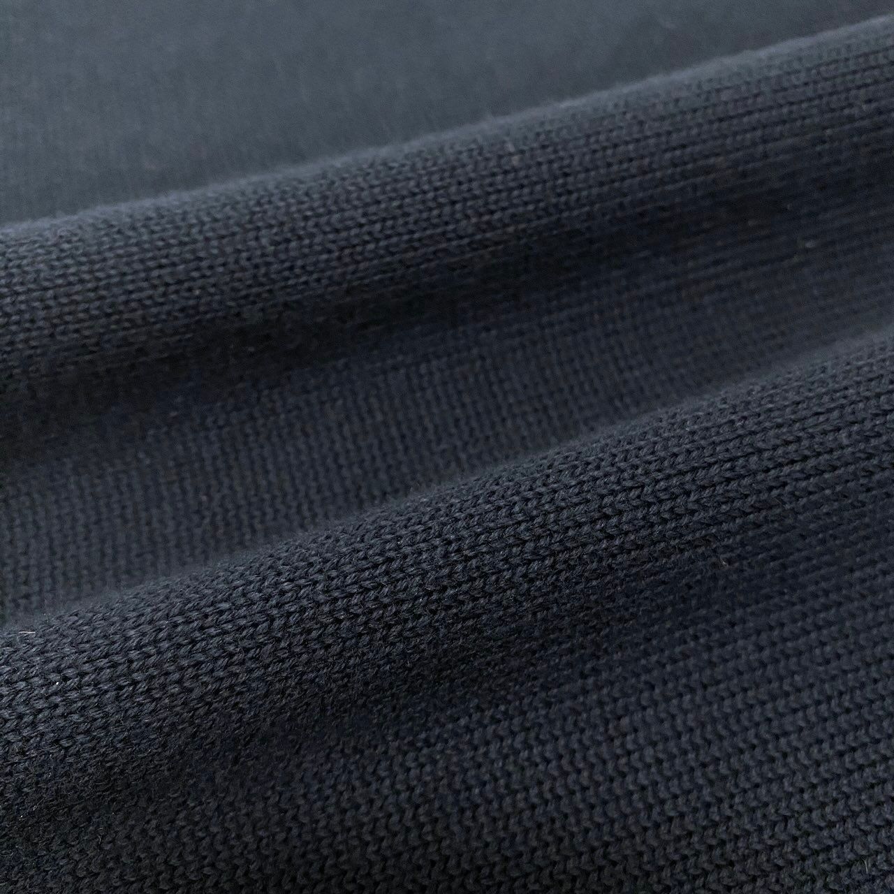 Chanel Vintage Knit Skirt Tight Knee Length Navy Cotton — view 7