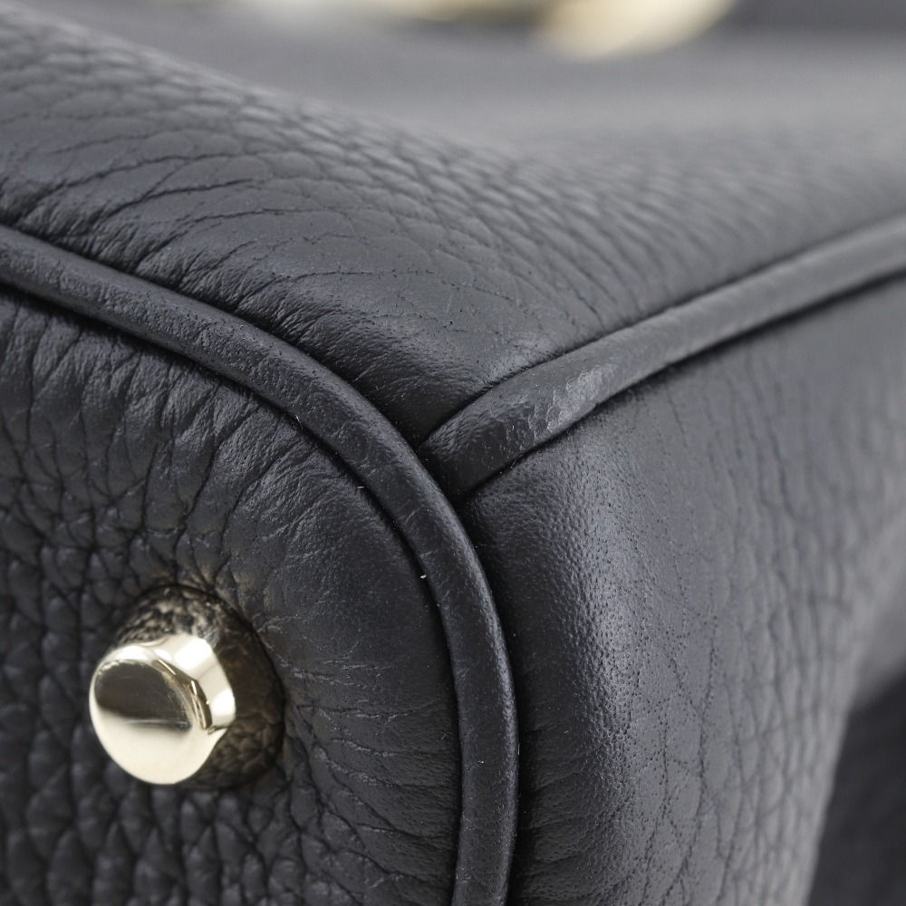 Diorissimo 2-Way Shoulder Calf Black Handbag — view 5