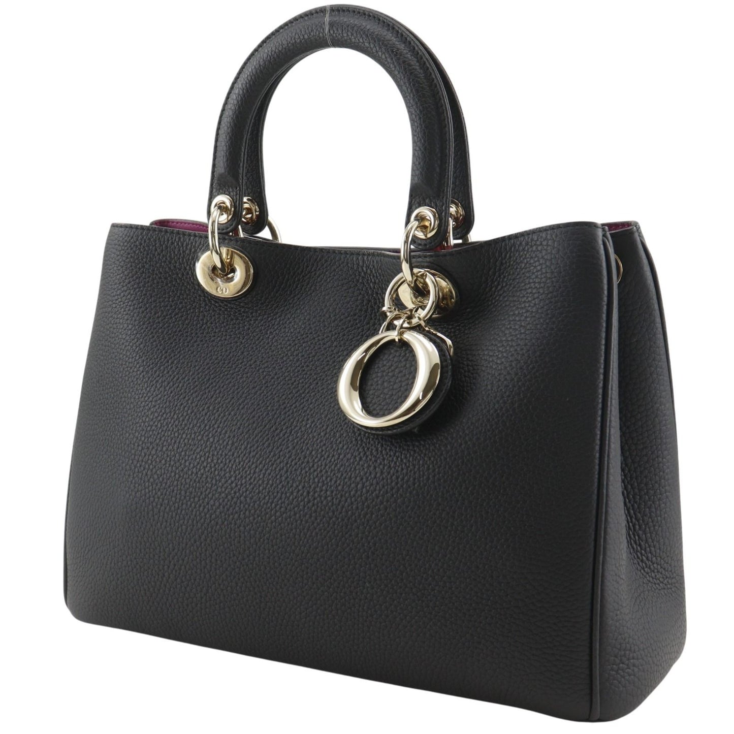 Diorissimo 2-Way Shoulder Calf Black Handbag — view 2