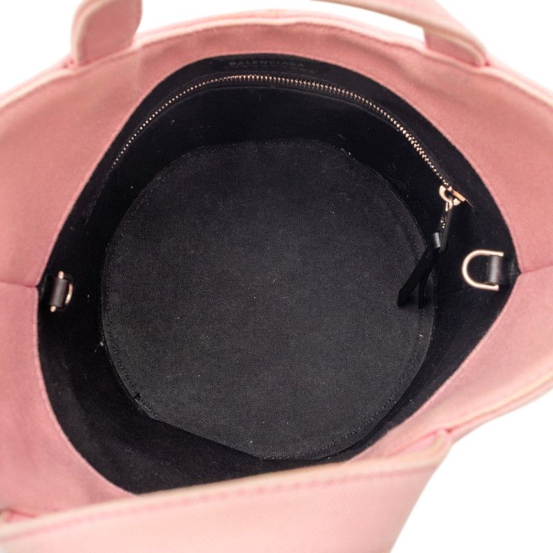 Balenciaga Wave XS Shoulder Bag Bucket 2-Way Pink Canvas — view 4