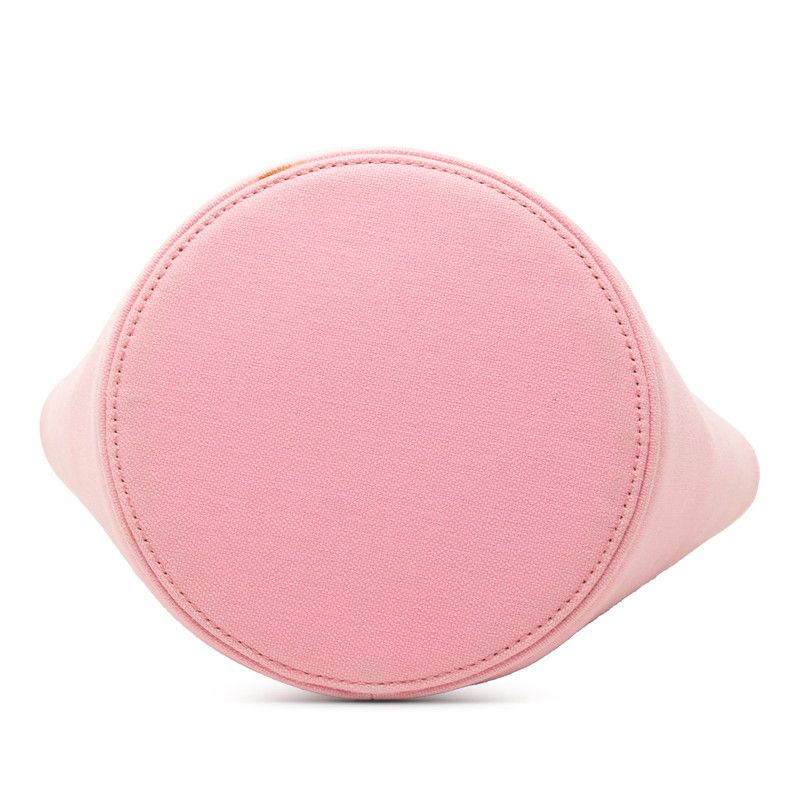 Balenciaga Wave XS Shoulder Bag Bucket 2-Way Pink Canvas — view 3