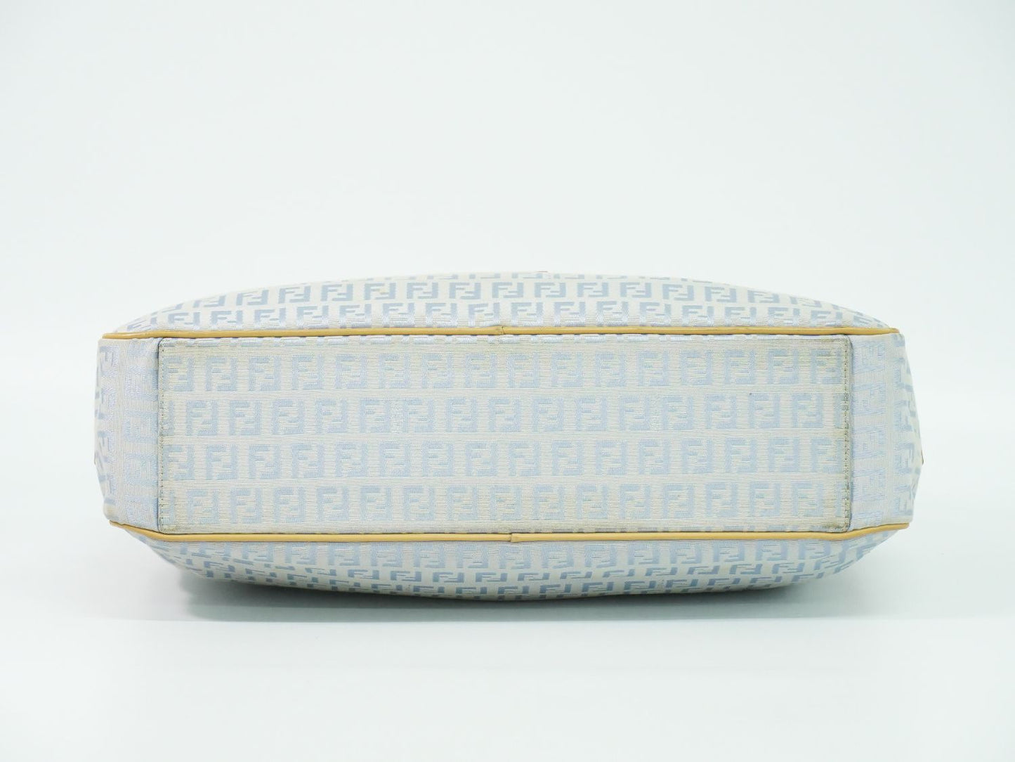 Fendi Zucchino Handbag Canvas Blue Bag — view 3