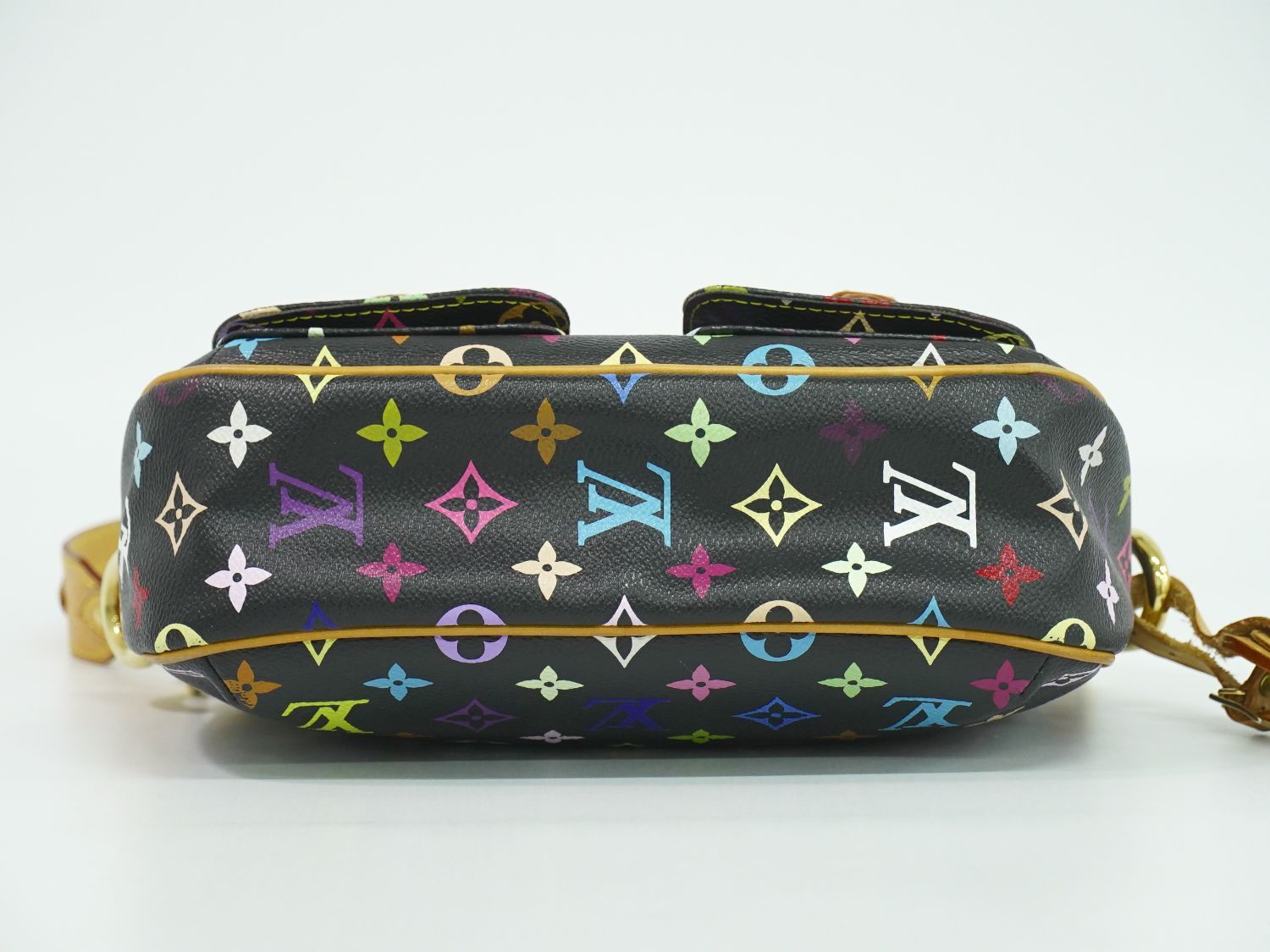 Louis Vuitton LV Lodge PM Monogram Multicolor Takashi Murakami Shoulder Bag Noir — view 3