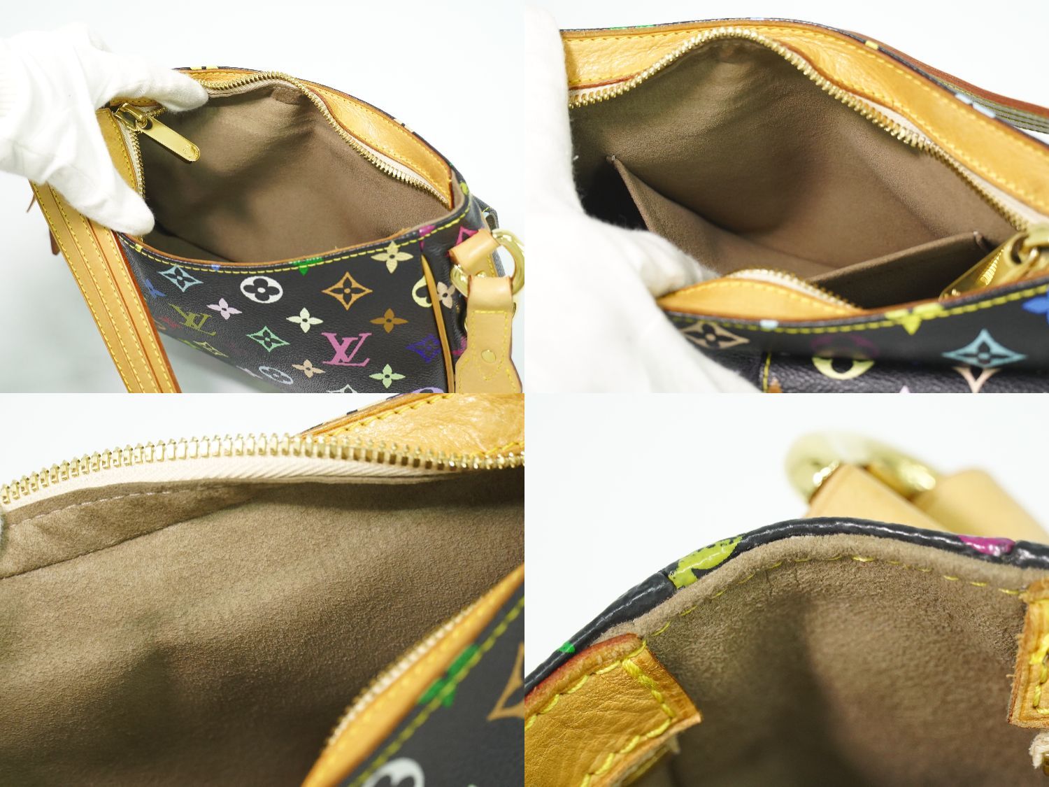 Louis Vuitton LV Lodge PM Monogram Multicolor Takashi Murakami Shoulder Bag Noir — view 8