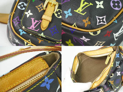 Louis Vuitton LV Lodge PM Monogram Multicolor Takashi Murakami Shoulder Bag Noir — view 7