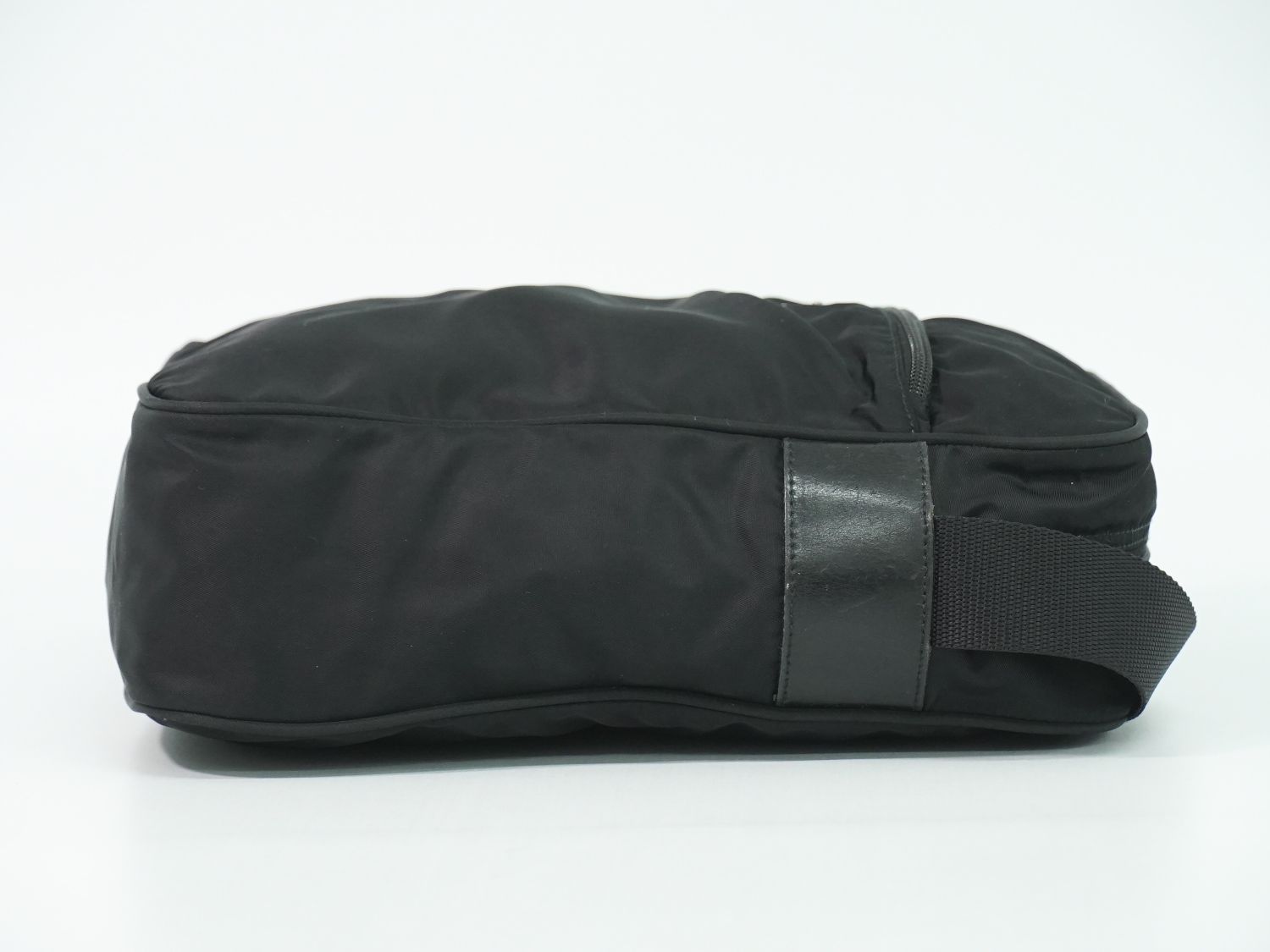 Prada Nylon Shoulder Bag Pochette Black — view 4