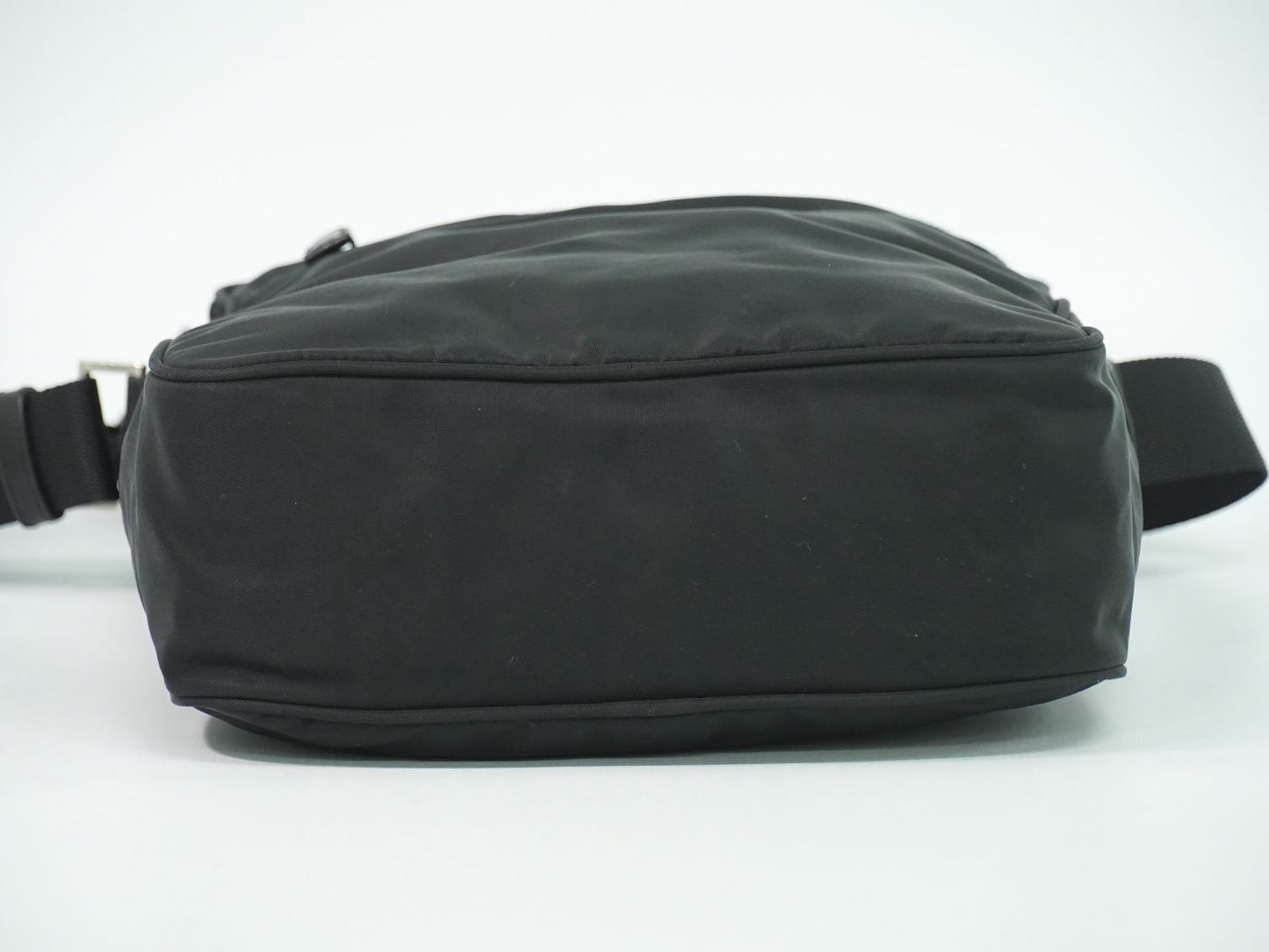 Prada Nylon Shoulder Bag Pochette Black — view 3