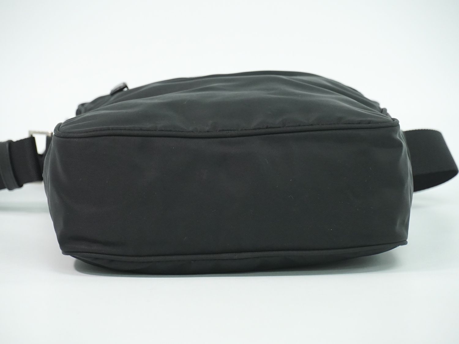 Prada Nylon Shoulder Bag Pochette Black — view 3
