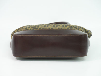Fendi Zucca Tote Canvas Brown — view 3
